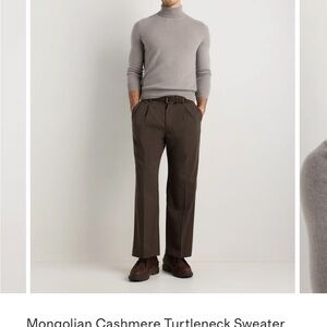 Quince Dark Gray Cashmere Sweater
